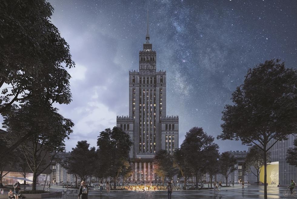 Plac Centralny – wyniki konkursu na nowy plac przed Pałacem Kultury